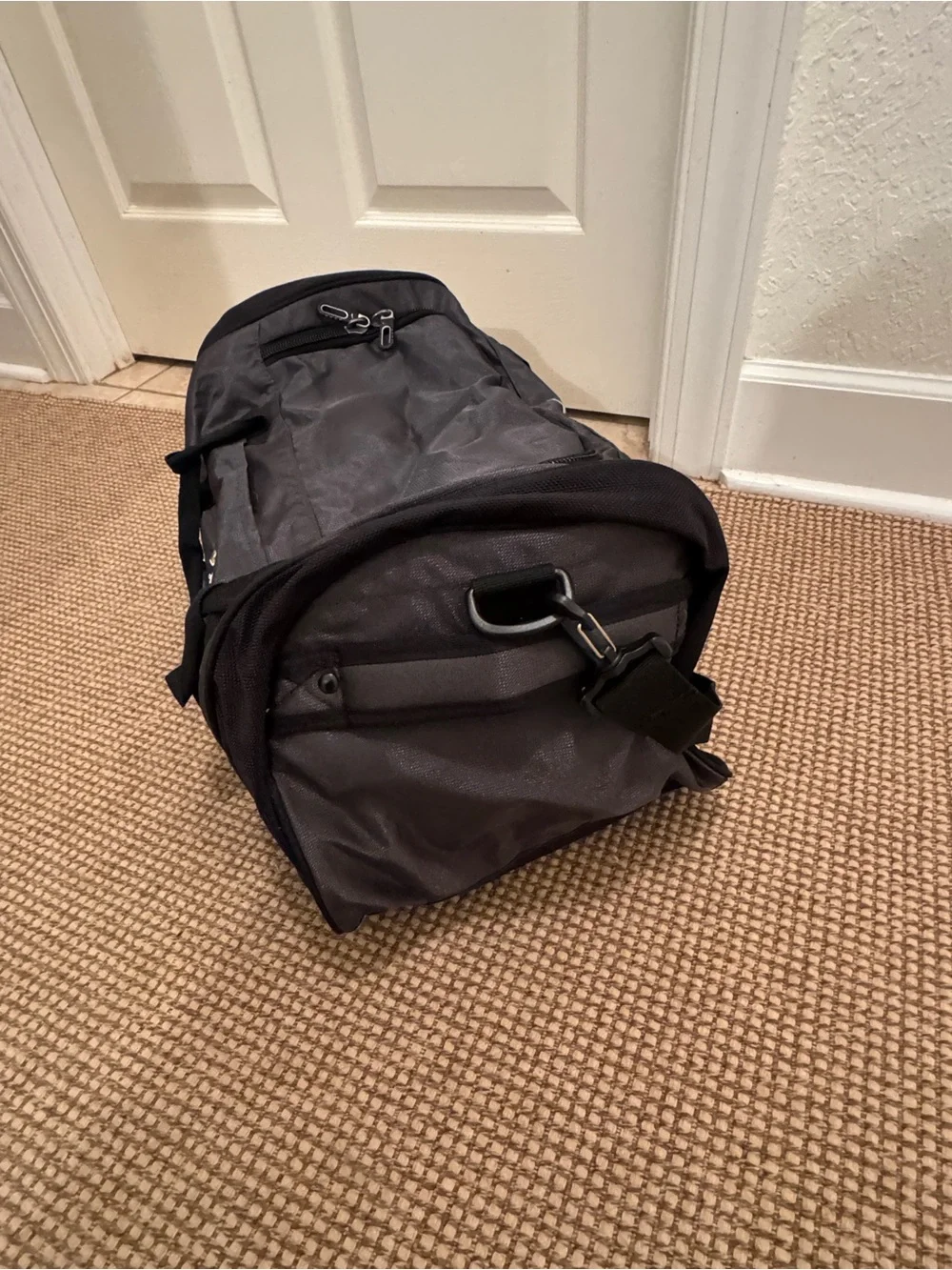Vintage Nike Guinness Blonde Gray Duffel Bag - Travel Gym Bag